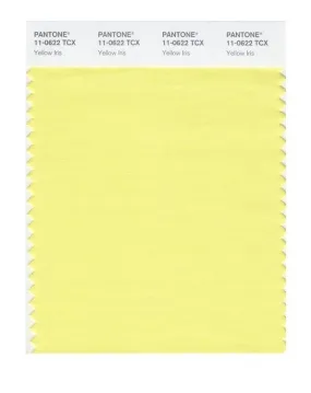 Pantone Smart 11-0622 TCX Color Swatch Card | Yellow Iris