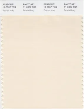 Pantone Smart 11-0907 TCX Color Swatch Card | Pearled Ivory
