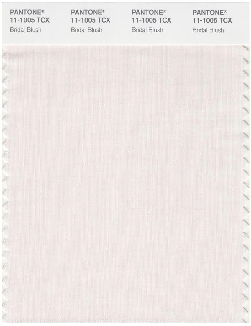 Pantone Smart 11-1005 TCX Color Swatch Card | Bridal Blush