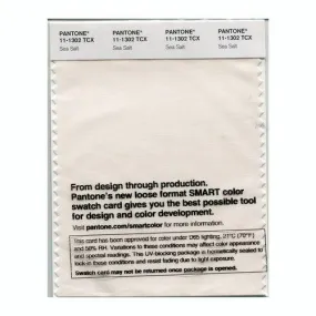 Pantone Smart 11-1302 TCX Color Swatch Card | Sea Salt