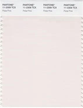 Pantone Smart 11-2309 TCX Color Swatch Card | Petal Pink