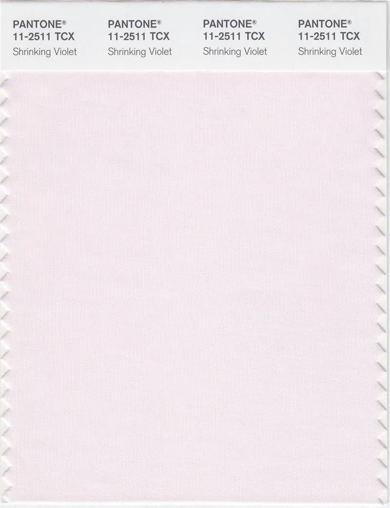 Pantone Smart 11-2511 TCX Color Swatch Card | Shrinking Violet