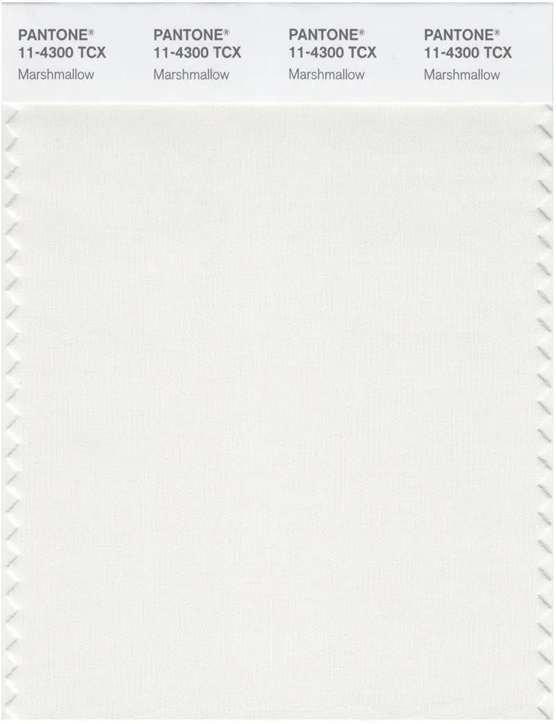 Pantone Smart 11-4300 TCX Color Swatch Card | Marshmallow