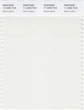 Pantone Smart 11-4300 TCX Color Swatch Card | Marshmallow