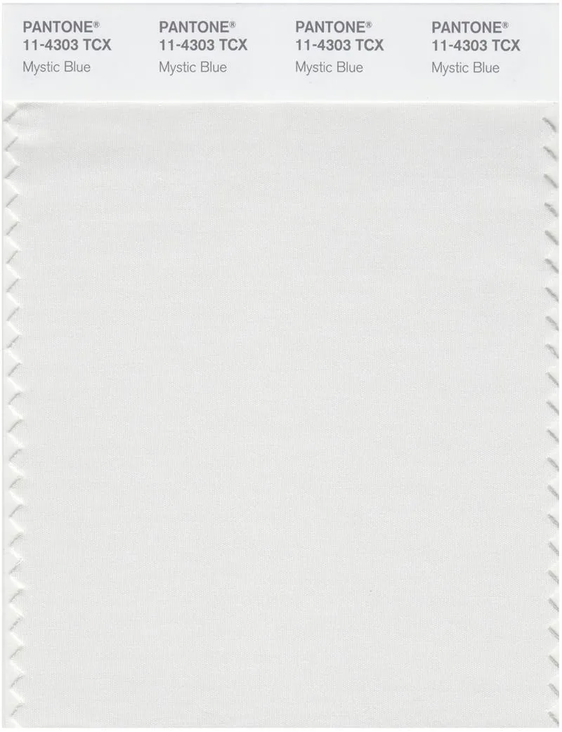 Pantone Smart 11-4303 TCX Color Swatch Card | Mystic Blue