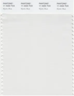Pantone Smart 11-4303 TCX Color Swatch Card | Mystic Blue