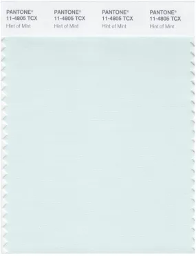 Pantone Smart 11-4805 TCX Color Swatch Card | Hint of Mint