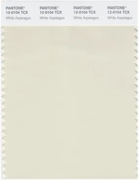 Pantone Smart 12-0104 TCX Color Swatch Card | White Asparagus