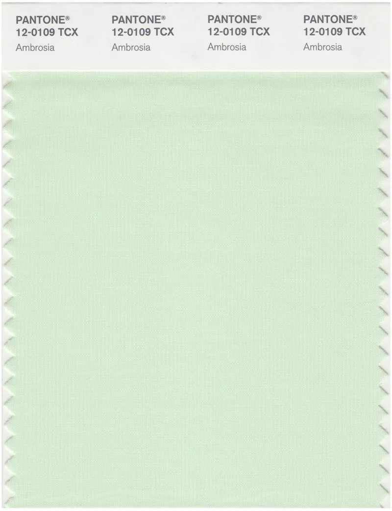 Pantone Smart 12-0109 TCX Color Swatch Card | Ambrosia