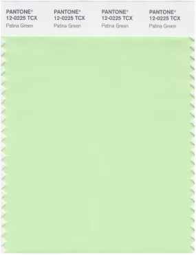 Pantone Smart 12-0225 TCX Color Swatch Card | Patina Green