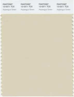 Pantone Smart 12-0311 TCX Color Swatch Card | Asparagus Green