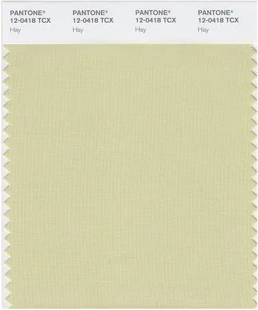 Pantone Smart 12-0418 TCX Color Swatch Card | Hay
