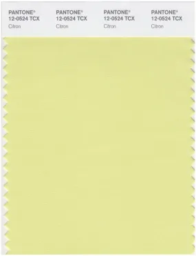 Pantone Smart 12-0524 TCX Color Swatch Card | Citron