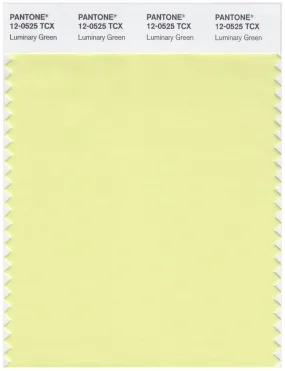 Pantone Smart 12-0525 TCX Color Swatch Card | Luminary Green