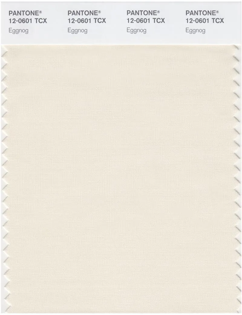 Pantone Smart 12-0601 TCX Color Swatch Card | Eggnog