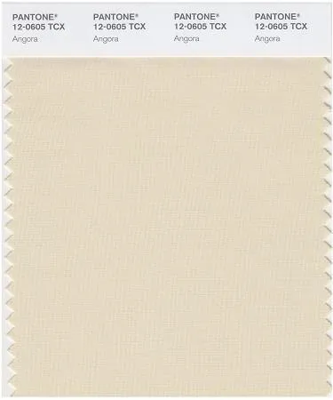 Pantone Smart 12-0605 TCX Color Swatch Card | Angora