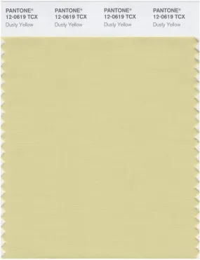 Pantone Smart 12-0619 TCX Color Swatch Card | Dusty Yellow