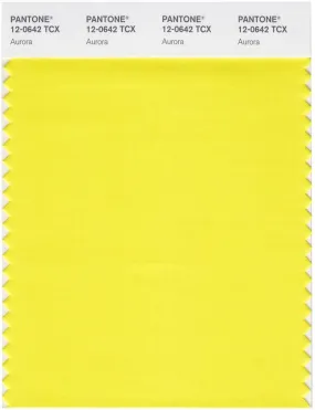 Pantone Smart 12-0642 TCX Color Swatch Card | Aurora