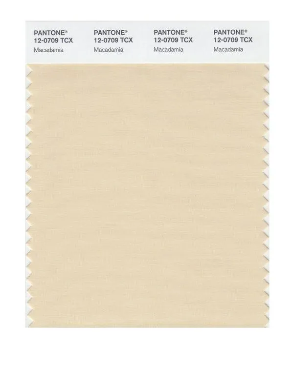 Pantone Smart 12-0709 TCX Color Swatch Card | Macadamia