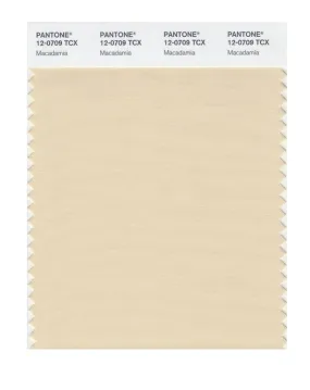 Pantone Smart 12-0709 TCX Color Swatch Card | Macadamia
