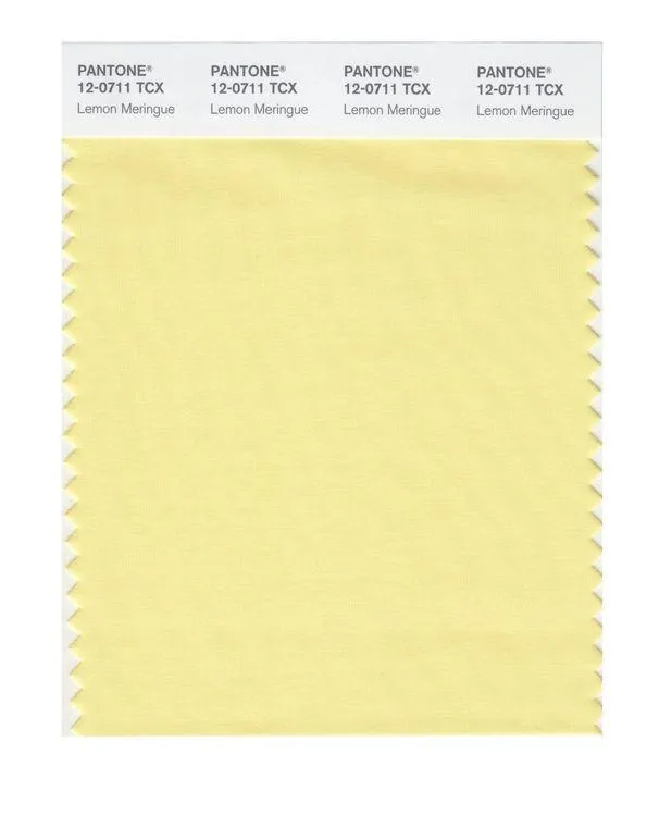 Pantone Smart 12-0711 TCX Color Swatch Card | Lemon Meringue