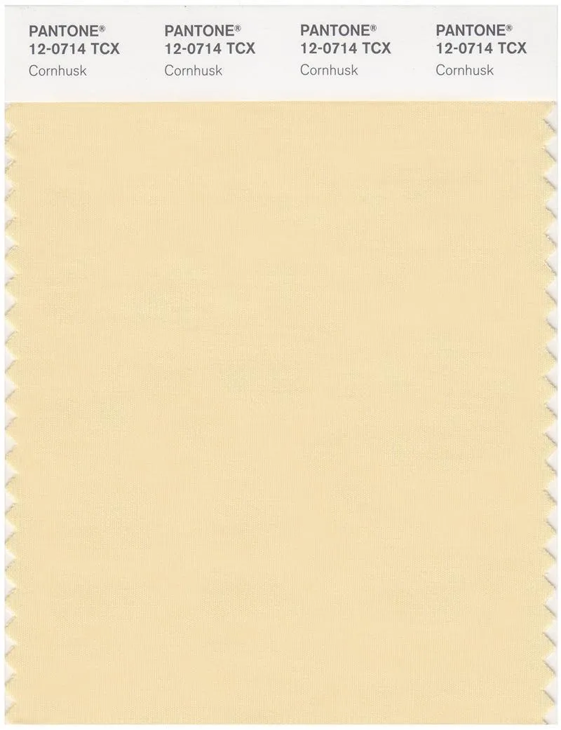 Pantone Smart 12-0714 TCX Color Swatch Card | Cornhusk
