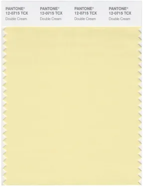 Pantone Smart 12-0715 TCX Color Swatch Card | Double Cream
