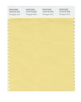 Pantone Smart 12-0718 TCX Color Swatch Card | Pineapple Slice