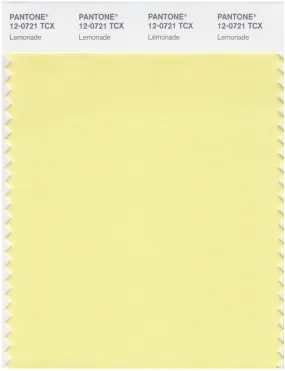 Pantone Smart 12-0721 TCX Color Swatch Card | Lemonade