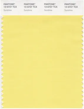 Pantone Smart 12-0727 TCX Color Swatch Card | Sunshine