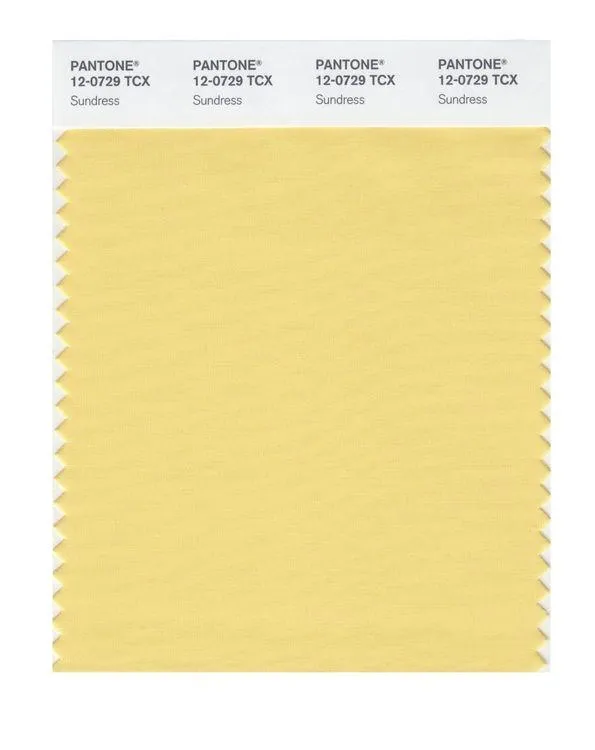 Pantone Smart 12-0729 TCX Color Swatch Card | Sundress