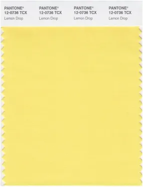 Pantone Smart 12-0736 TCX Color Swatch Card | Lemon Drop