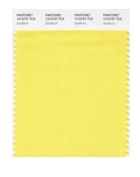 Pantone Smart 12-0737 TCX Color Swatch Card | Goldfinch