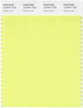 Pantone Smart 12-0741 TCX Color Swatch Card | Sunny Lime