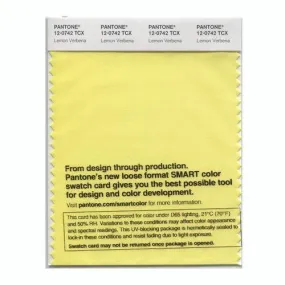 Pantone Smart 12-0742 TCX Color Swatch Card | Lemon Verbena