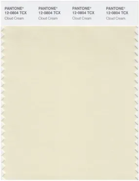 Pantone Smart 12-0808 TCX Color Swatch Card | Cloud Cream