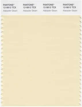 Pantone Smart 12-0812 TCX Color Swatch Card | Alabaster Gleam