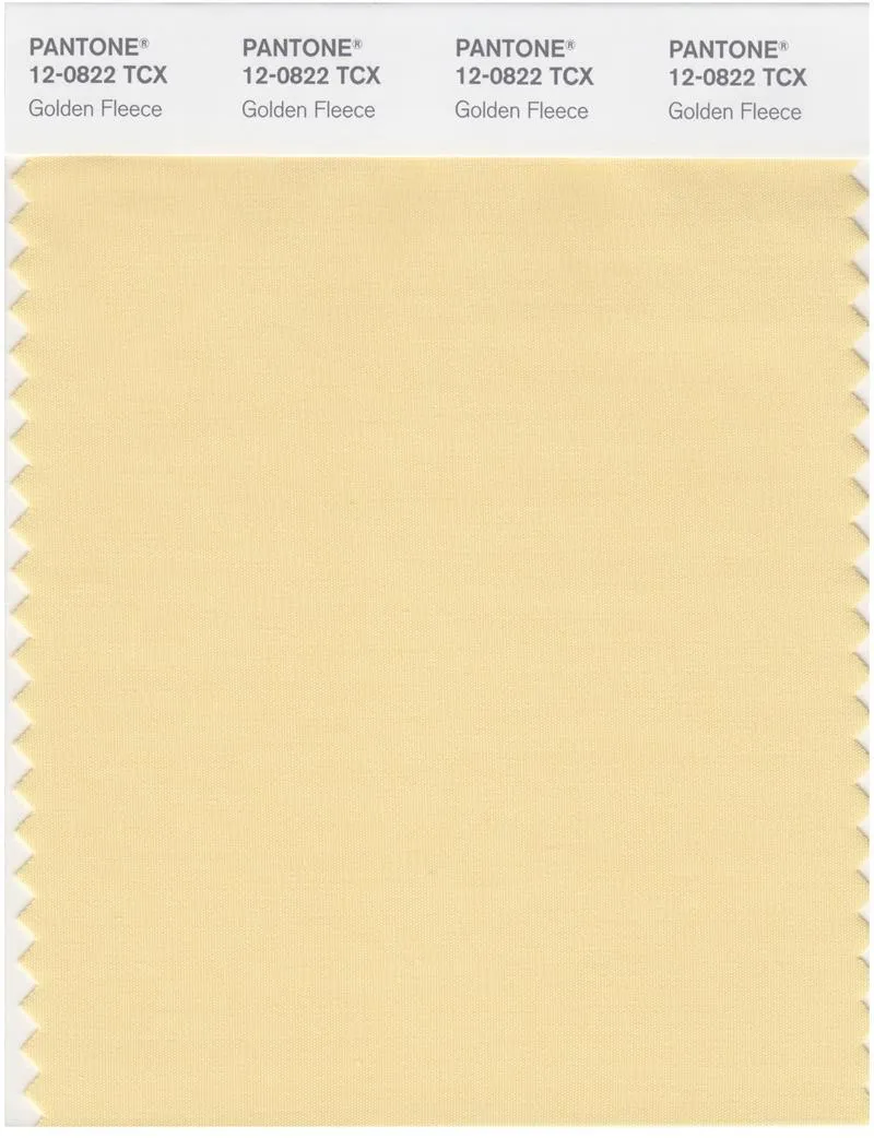 Pantone Smart 12-0822 TCX Color Swatch Card | Golden Fleece