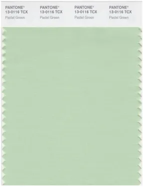 Pantone Smart 13-0116 TCX Color Swatch Card | Pastel Green