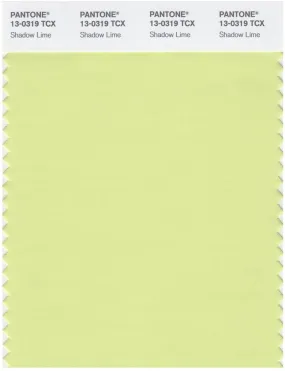 Pantone Smart 13-0319 TCX Color Swatch Card | Shadow Lime