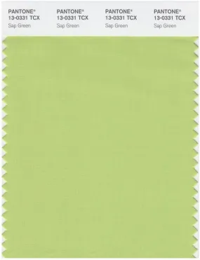 Pantone Smart 13-0331 TCX Color Swatch Card | Sap Green