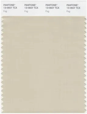 Pantone Smart 13-0607 TCX Color Swatch Card | Fog
