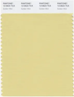 Pantone Smart 13-0624 TCX Color Swatch Card | Golden Mist
