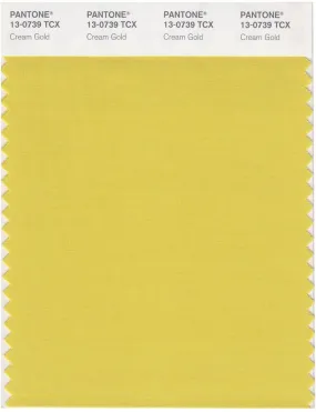 Pantone Smart 13-0739 TCX Color Swatch Card | Cream Gold