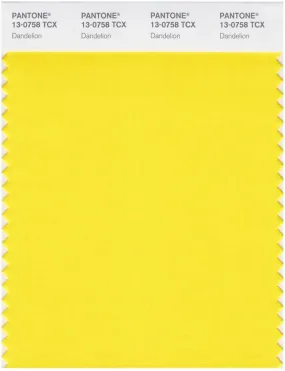 Pantone Smart 13-0758 TCX Color Swatch Card | Dandelion