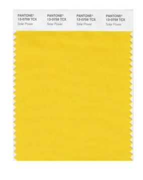 Pantone Smart 13-0759 TCX Color Swatch Card | Solar Power