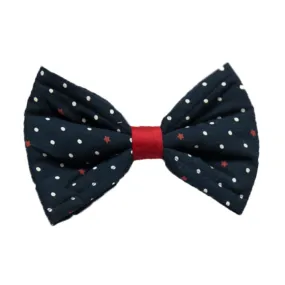 Pet and Parents Large Polka Dot Bow Tie for Large Breed Dogs