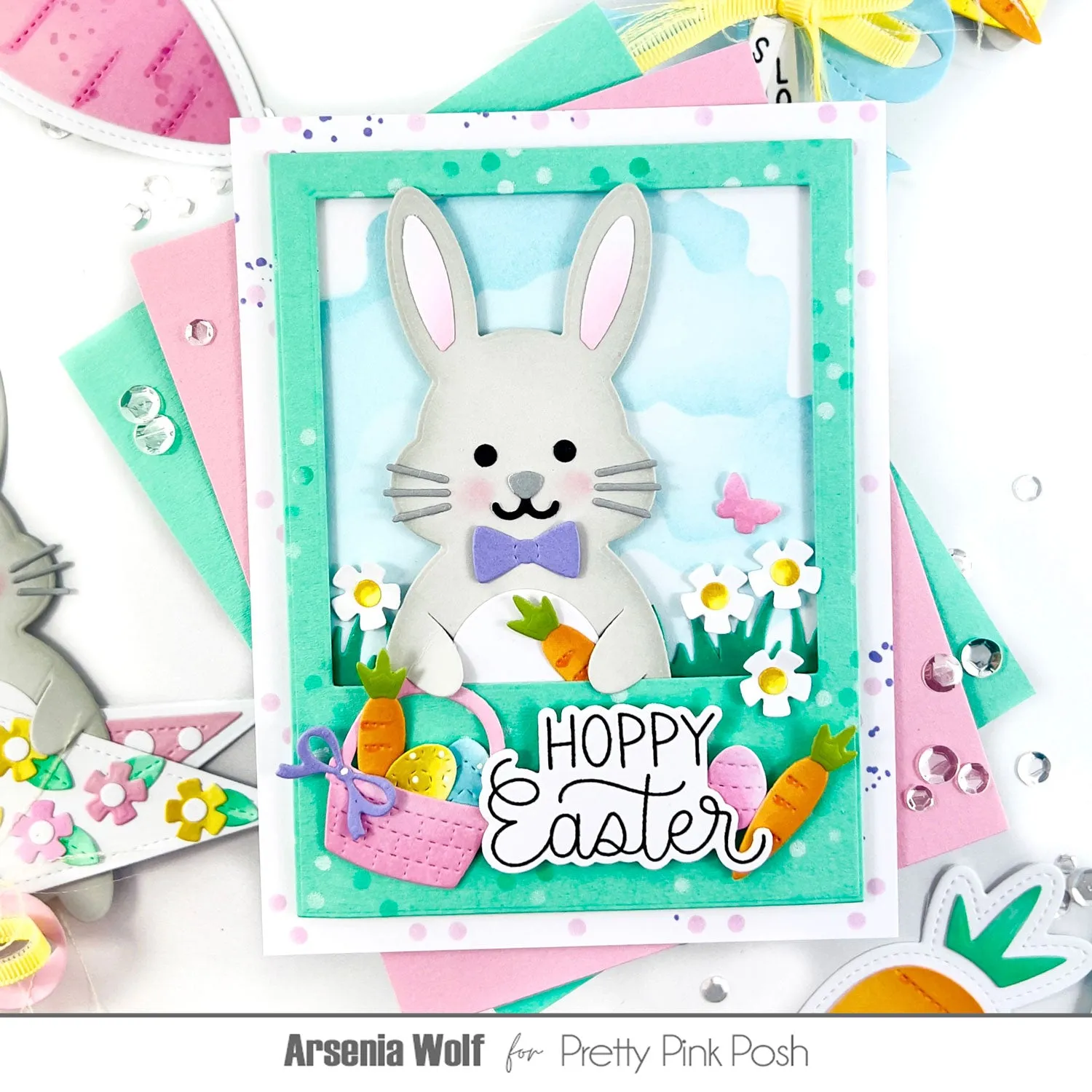 PRETTY PINK POSH: Bunny Holder | Die