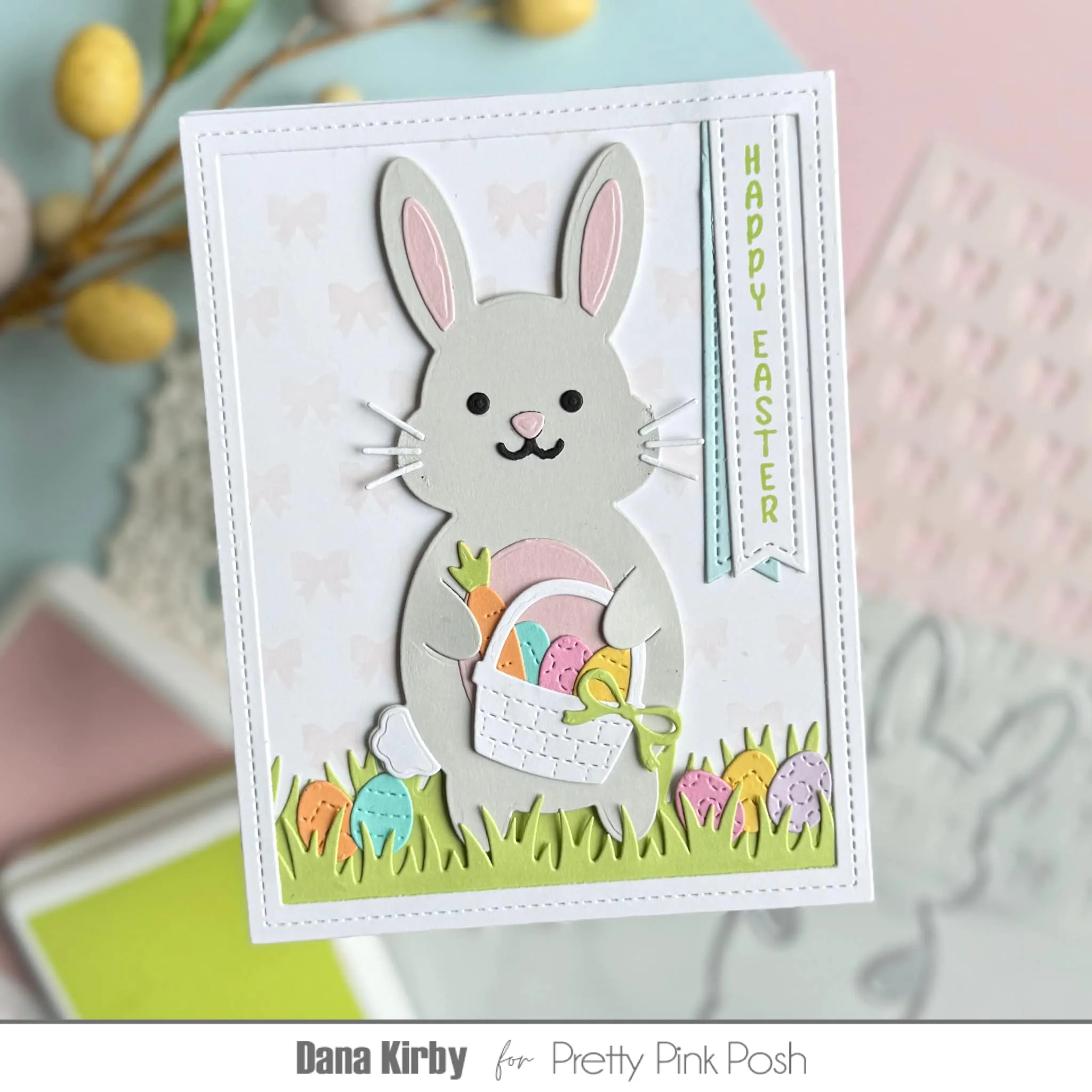 PRETTY PINK POSH: Bunny Holder | Die