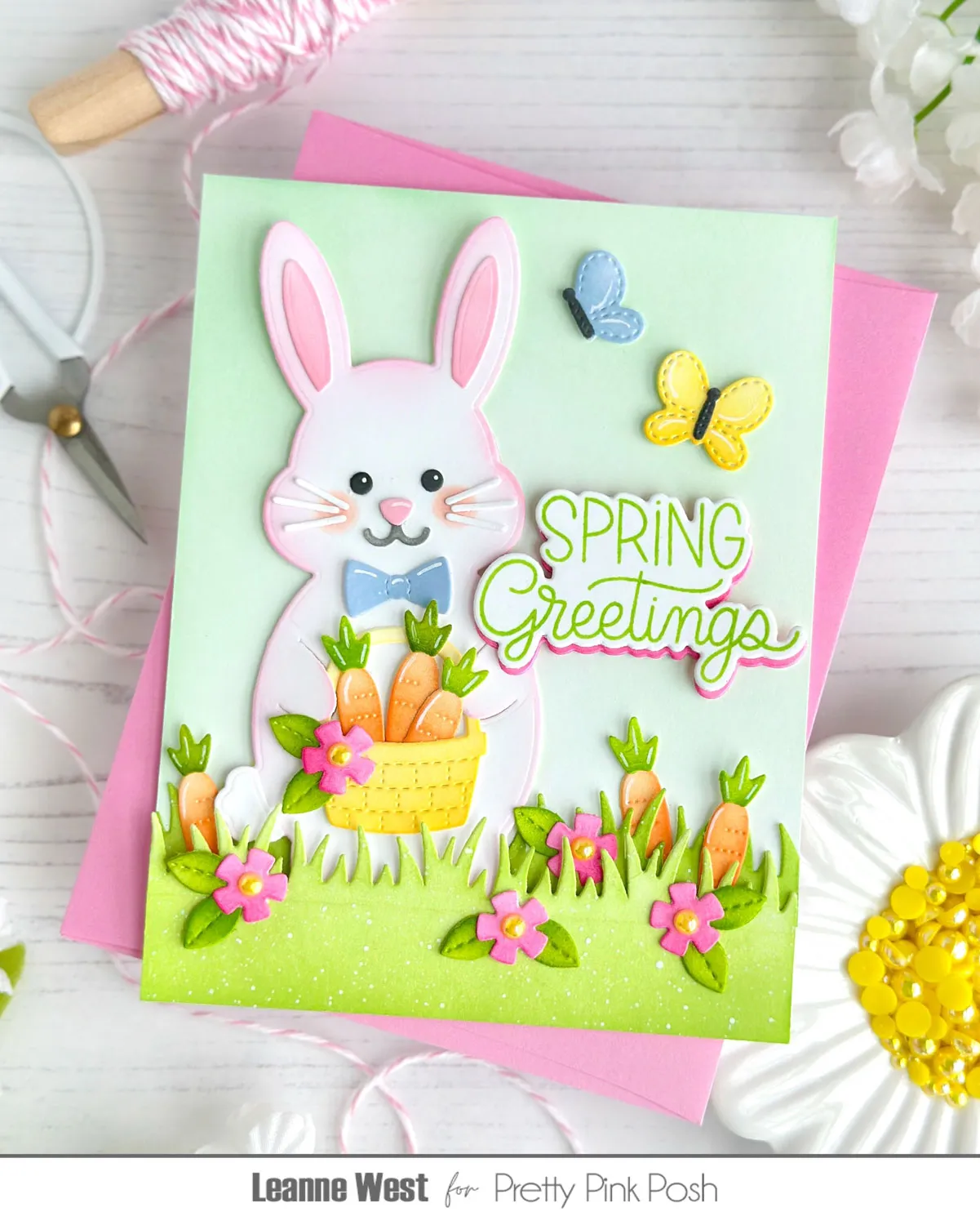PRETTY PINK POSH: Bunny Holder | Die
